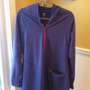 Title Nine Lg. Hooded Athleisure Dress Cover-Up